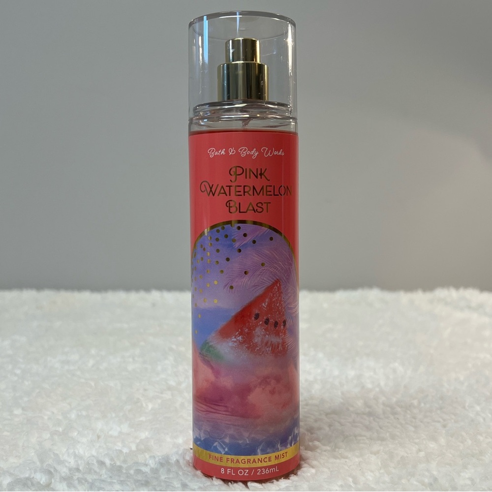 Bath & Body Works "Pink Watermelon Blast" Fine Fragrance Mist 8 Fl. Oz.